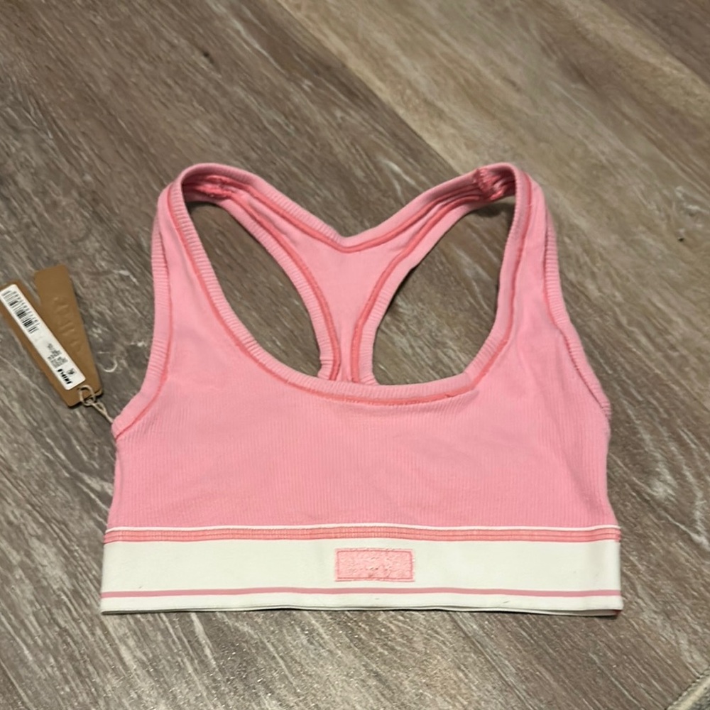 Skims cotton rib sports bra